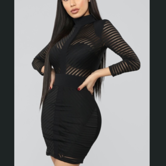 fashion nova black outfits